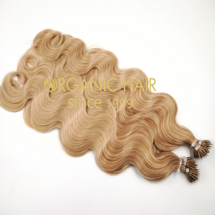 Nano hair body wave nodic blond color RB39